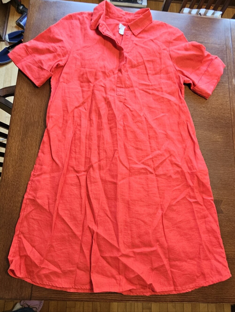 Chico's Linen Dress Size 12 Vanity Size 2